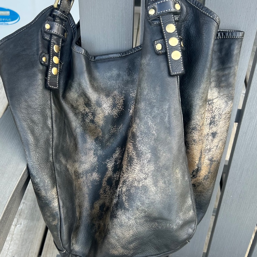 Lusher Soft & Slouchy Hobo - Black Raw Onyx - Sold Out - Picture 3 of 10